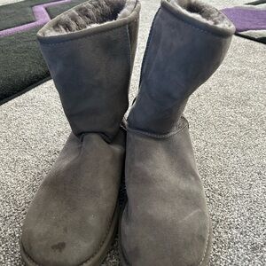 UGG Gray Suede Boots